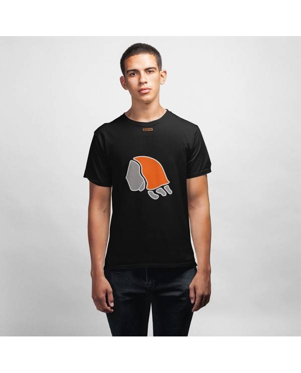 Locsoc Mens Black T-Shirt