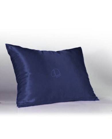 Navy Satin Pillowcase
