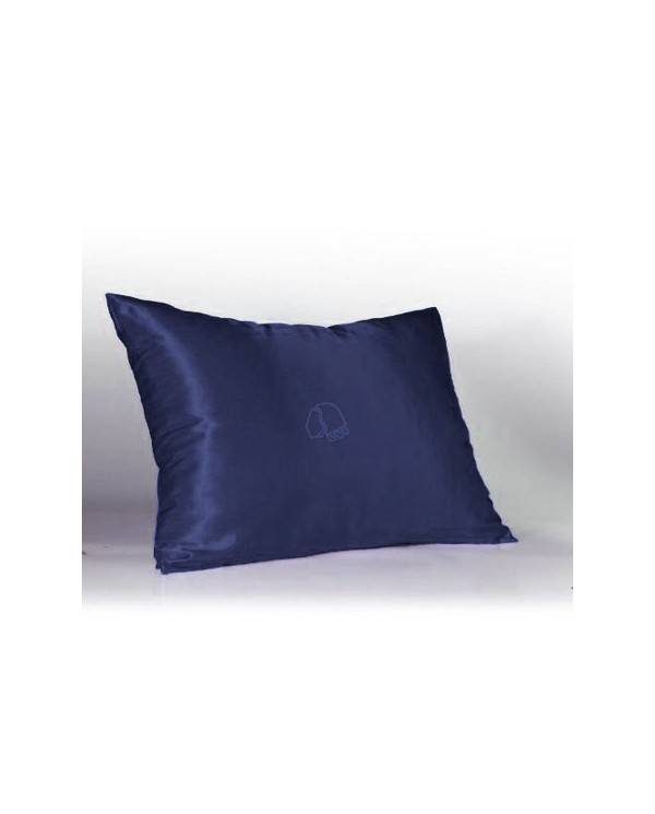 Navy Satin Pillowcase