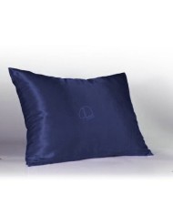 Navy Satin Pillowcase