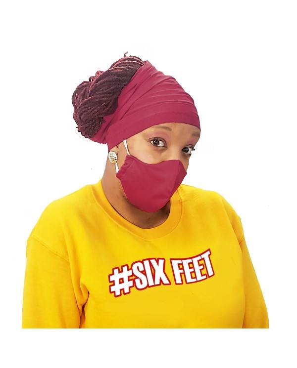 Adult Tube/Mask Combo Wine