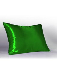 Green Satin Pillowcase
