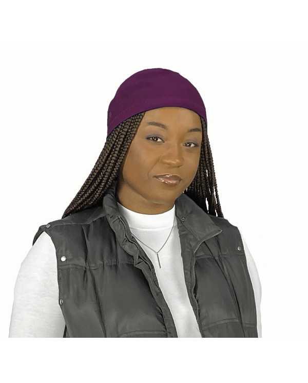 Beanie Solid Plum