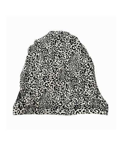 Beanie Print Snow Cheetah