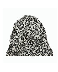 Beanie Print Snow Cheetah