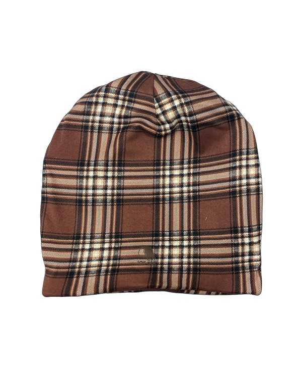 Napp Capp Print Plaid Brown