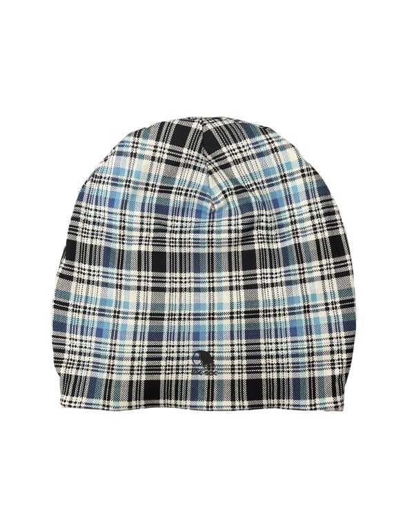 Napp Capp Print Plaid Sky Blue