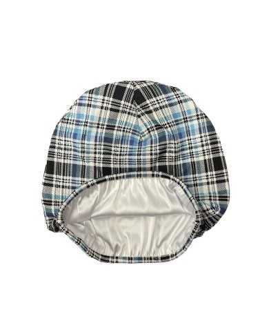 Napp Capp Print Plaid Sky Blue