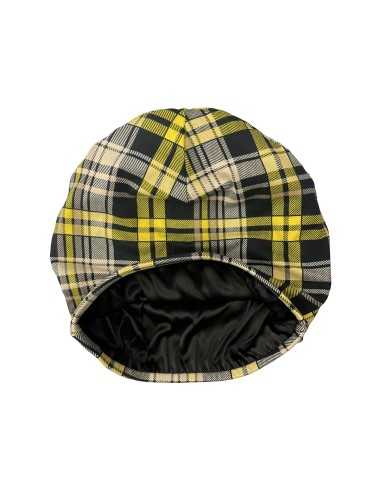 Napp Capp Print Plaid Yellow Inverse