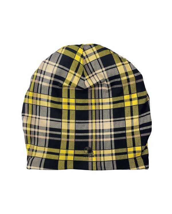 Napp Capp Print Plaid Yellow Inverse