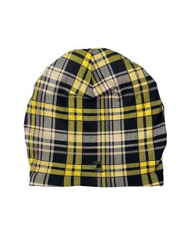 Napp Capp Print Plaid Yellow Inverse