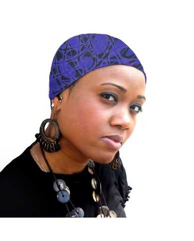 Beanie Print Platus Purple