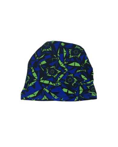 Beanie Print Fractured Blue