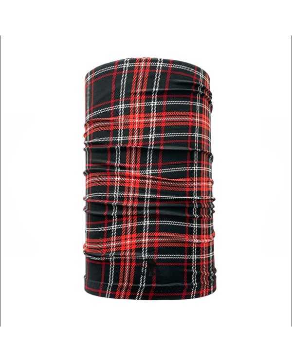 LS Tube Plaid Red Inverse