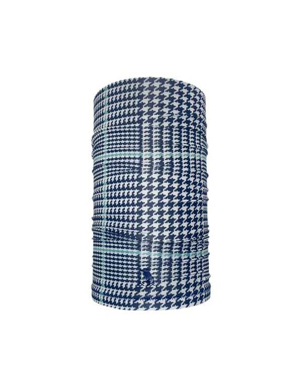 LS Tube Houndstooth Teal Stripe