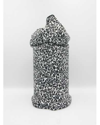 Small LS Tube Print Snow Cheetah