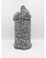 Small LS Tube Print Snow Cheetah