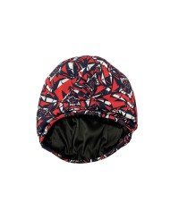 Napp Capp Print Fractured Red