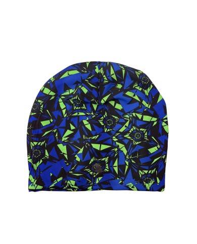 Napp Capp Print Fractured Blue